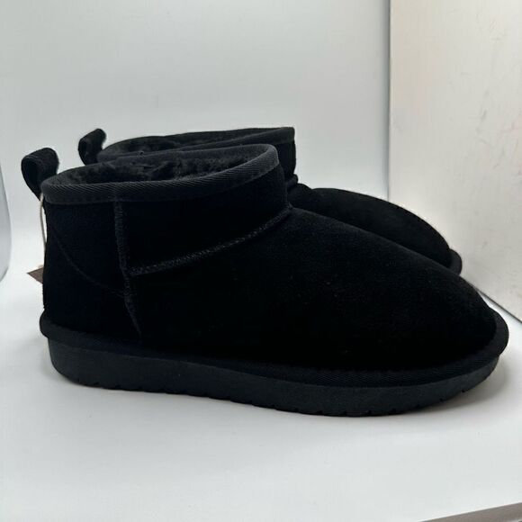CUSHIONAIRE Women's pull on boot 9 BLACK - Picture 1 of 7